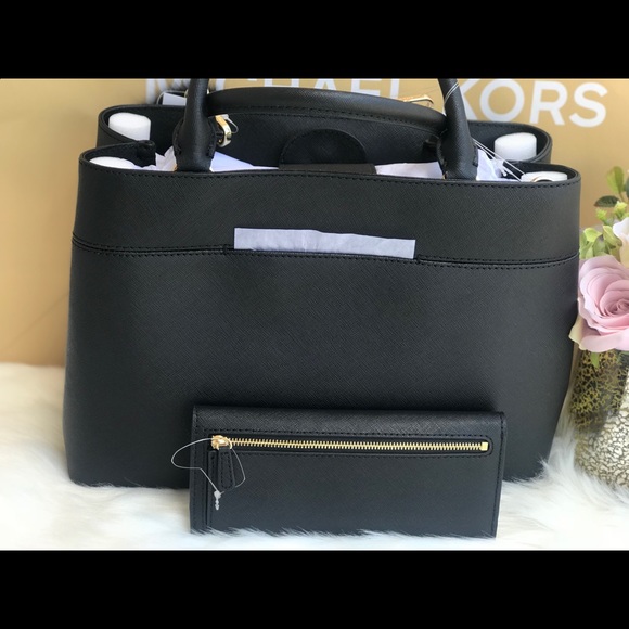 🌷MICHAEL KORS Black  Satchel Set - Picture 4 of 6